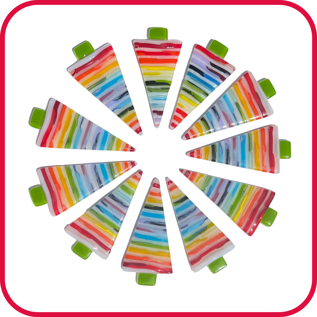 Rainbow Christmas Tree Ornament