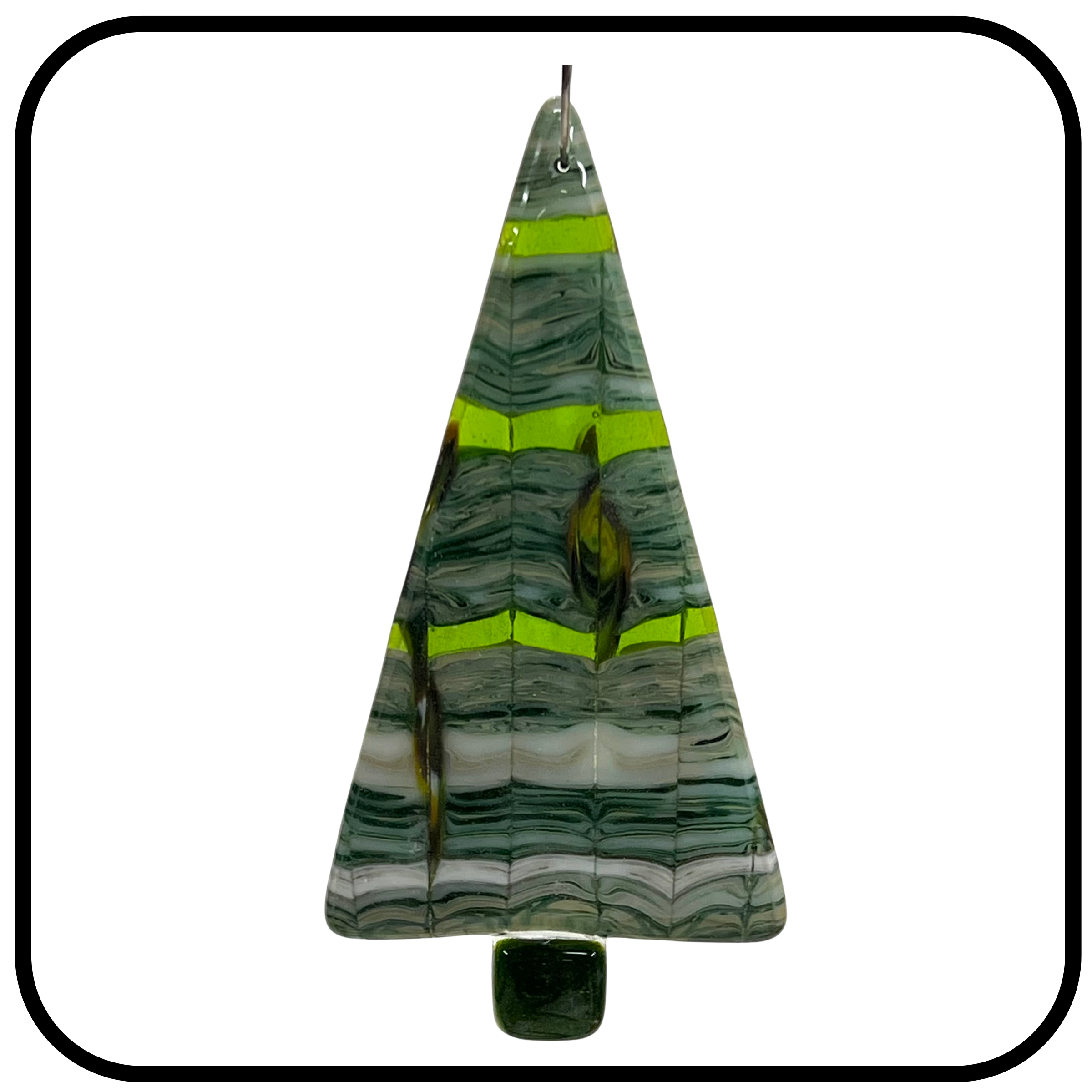 Woven Greens Tree Ornament