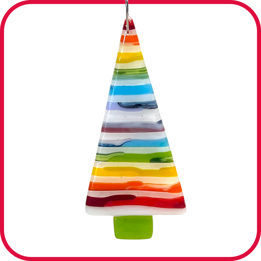 Rainbow Christmas Tree Ornament