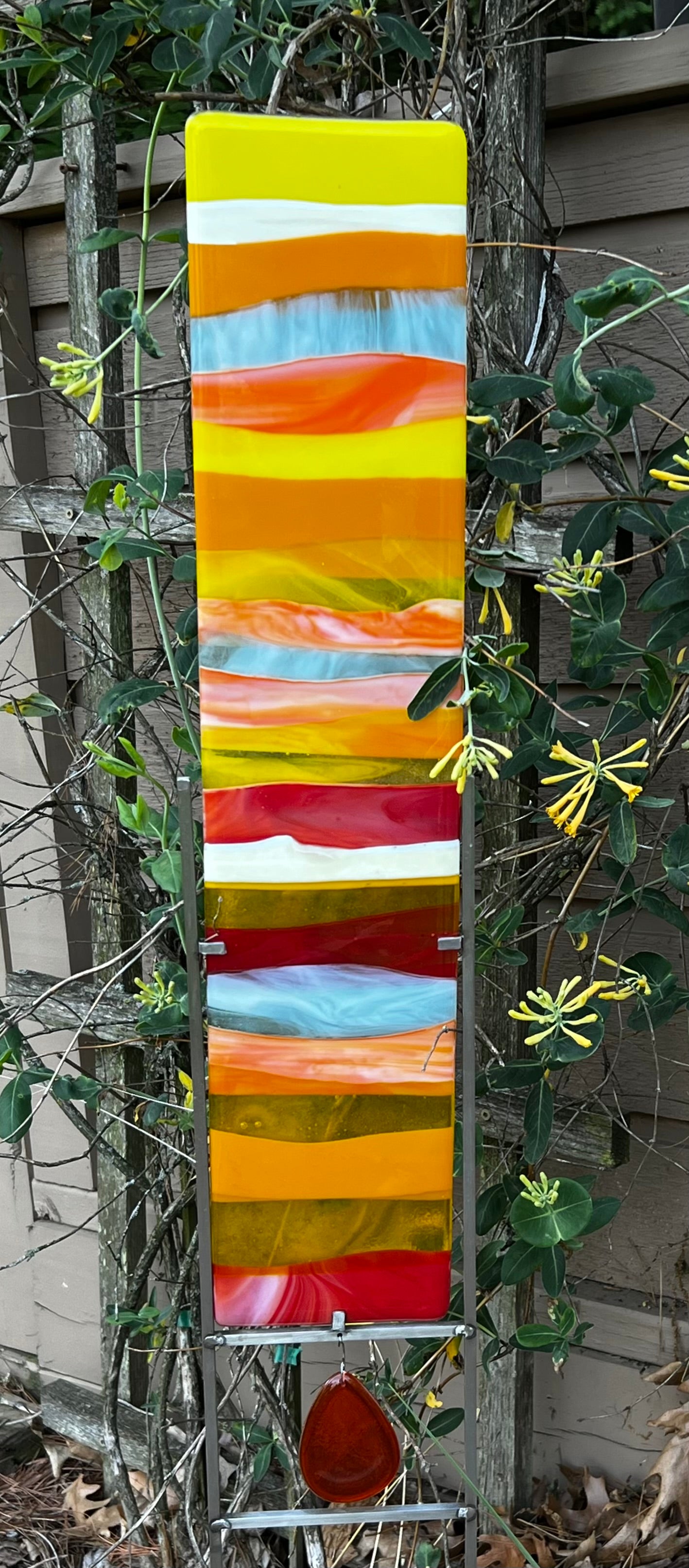 Organic Stripes Garden Panel