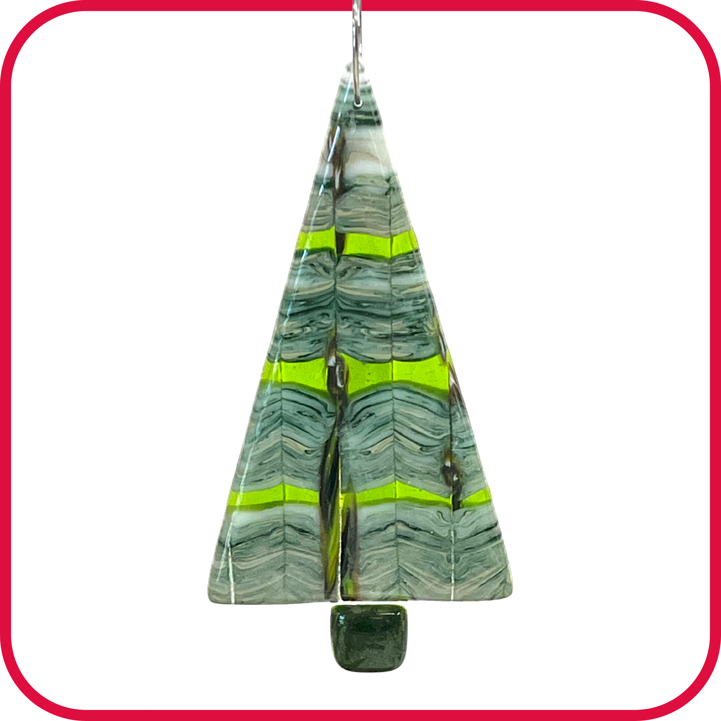 Woven Greens Tree Ornament